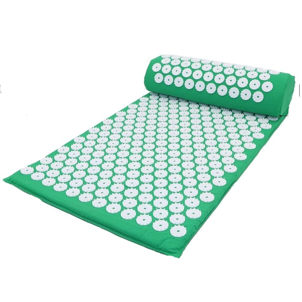 Acupressure Yoga Mat & Massage Cushion Set